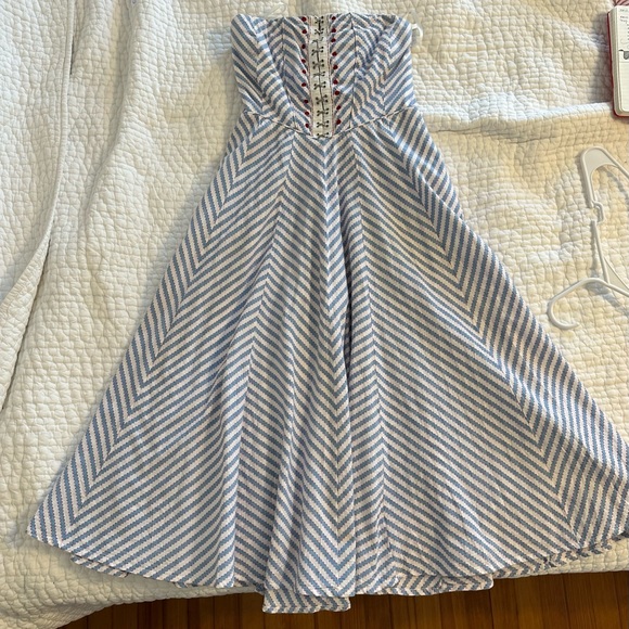 Anthropologie Strapless Dress XS - Picture 2 of 5